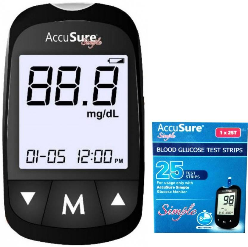 Accusure Glucometers in India - best glucometer in india